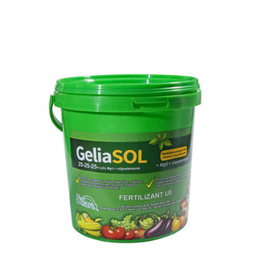 Fertilizant GeliaSOL 25-25-25 + 3.8 MgO + oligoelemente - 5KG