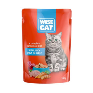 Hrana Umeda Pisici CARPATHIAN WISE CAT – Rata in Sos 100g 24buc/bax