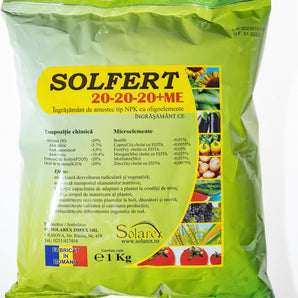 Ingrasamant SOLFERT 20-20-20 - 1KG