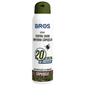 Spray pentru haine impotriva CAPUSELOR - BROS - 90 ml